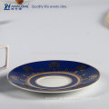 Blue Stripe Royal Design Hochwertige Porzellan Bone China Tee Kaffeetasse und Untertasse Set